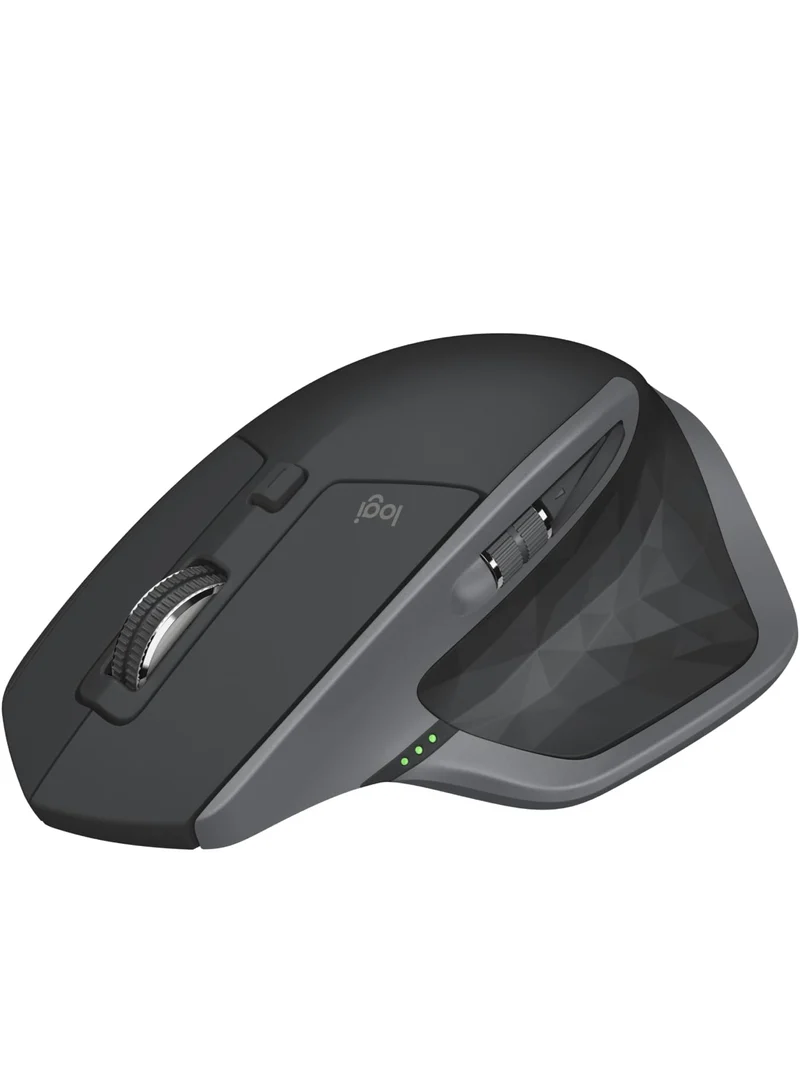 Logitech MX Master 2S Bluetooth Edition Wireless Mouse – Use on Any Surface, Hyper-Fast Scrolling, Ergonomic, Rechargeable, Control Up to 3 Apple Mac and Windows Computers - Graphite