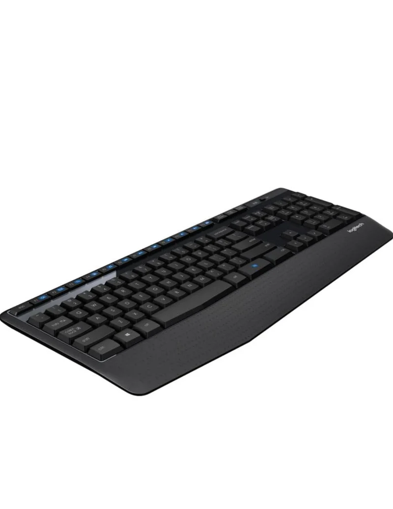 Logitech K345 Wireless Keyboard - Full-Sized Keyboard with Palm Rest, 2.4 GHz Wireless USB Receiver - for PC, Laptop