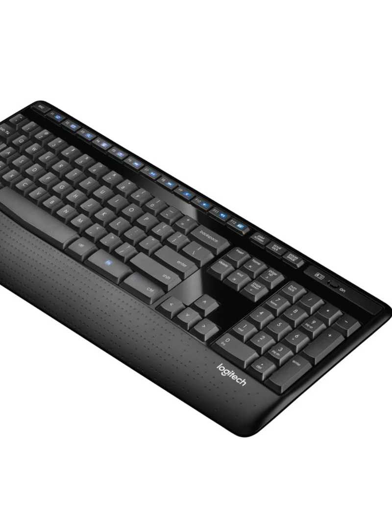 Logitech K345 Wireless Keyboard - Full-Sized Keyboard with Palm Rest, 2.4 GHz Wireless USB Receiver - for PC, Laptop