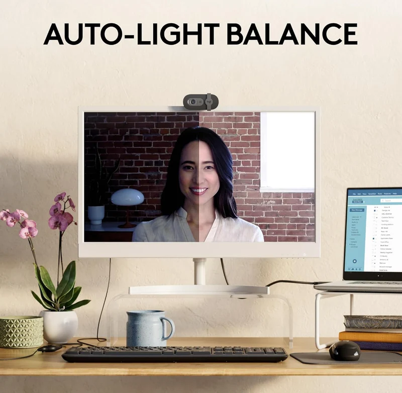 Logitech Brio 101 Full HD 1080p Webcam for Meetings, Streaming, Desktop, Laptop, PC - Built-in Mic, Shutter, USB-A, Teams, Zoom - Black