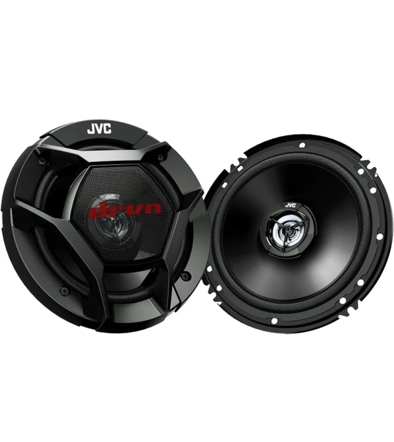 JVC DR Series 6.5" 300W Max Power Car Audio 2-Way Coaxial Bundle with 50 Ft 16 Gauge Audio Speaker Wiring - 2 PAIRS
