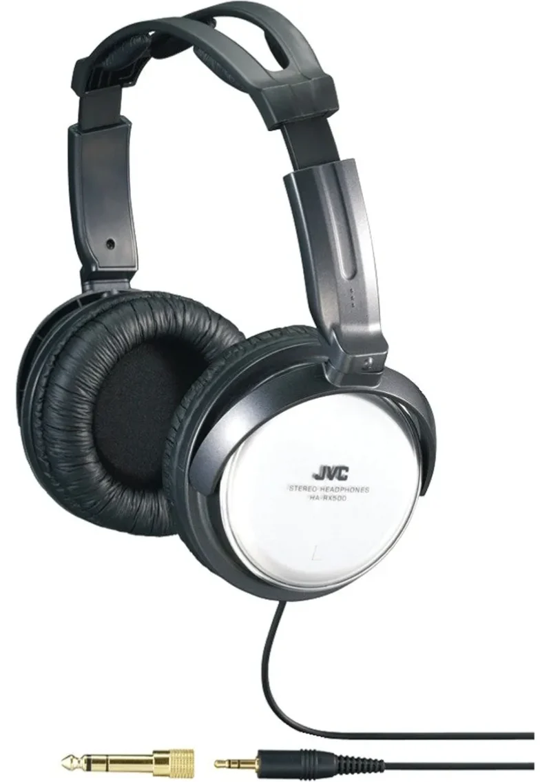 JVC HARX500 Full-Size Headphones (Silver)