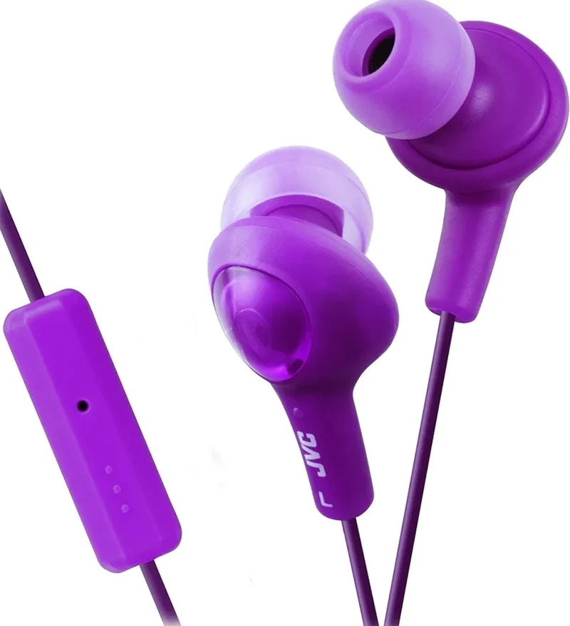 JVC HAFR6V Gumy Plus Headphones (Violet)