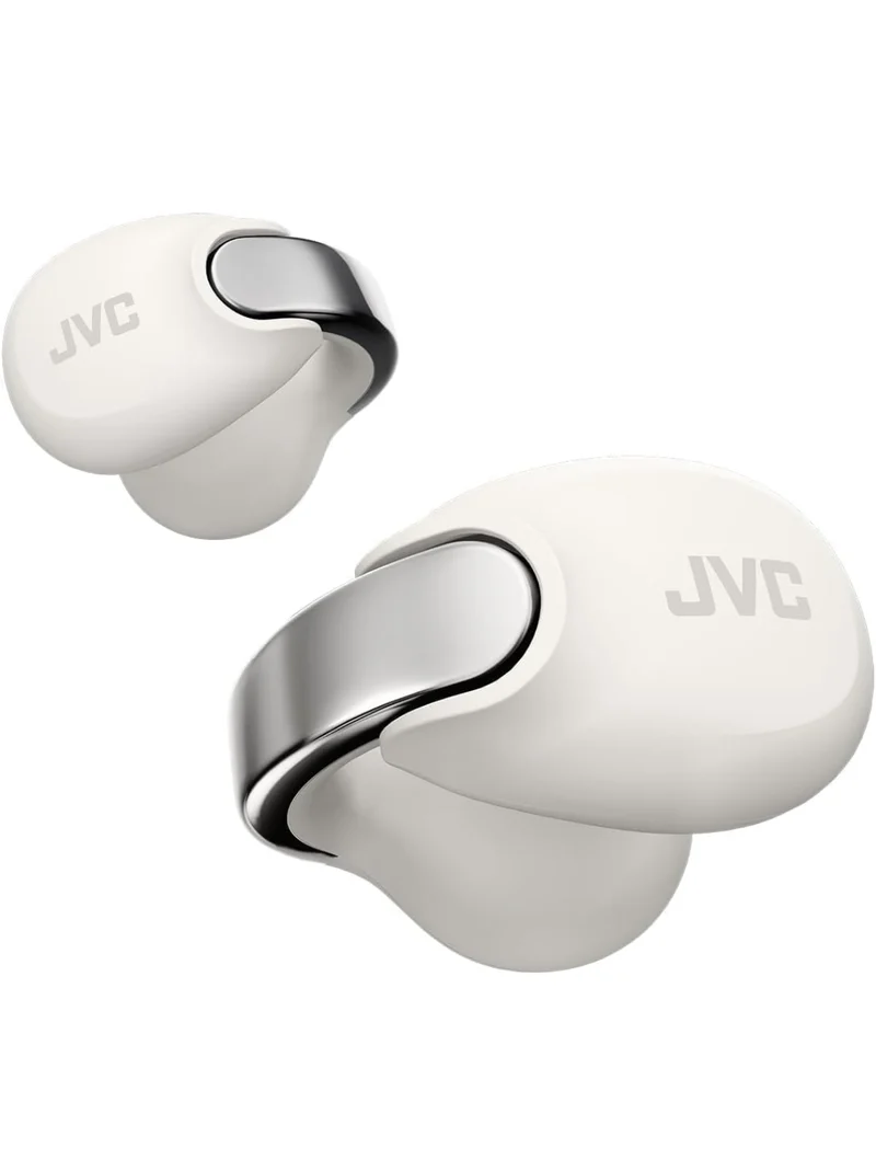 JVC Nearphones Open Ear True Wireless Headphones - Open Ear Earbuds - Bluetooth 5.3-24H Playback - IPX4 Water Resistant - Built-in Mic - Awareness & Comfort - Ear Clip Earbuds - HANP1T