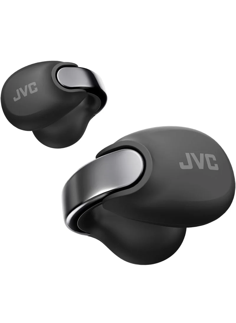 JVC Nearphones Open Ear True Wireless Headphones - Open Ear Earbuds - Bluetooth 5.3-24H Playback - IPX4 Water Resistant - Built-in Mic - Awareness & Comfort - Ear Clip Earbuds - HANP1T