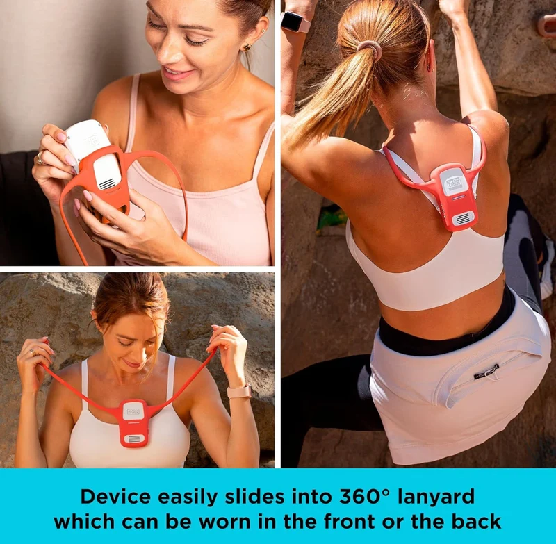 BLACK+DECKER Comfortpak, Wearable Cooling and Heating Device, Cloud White (BCWCC101-10)