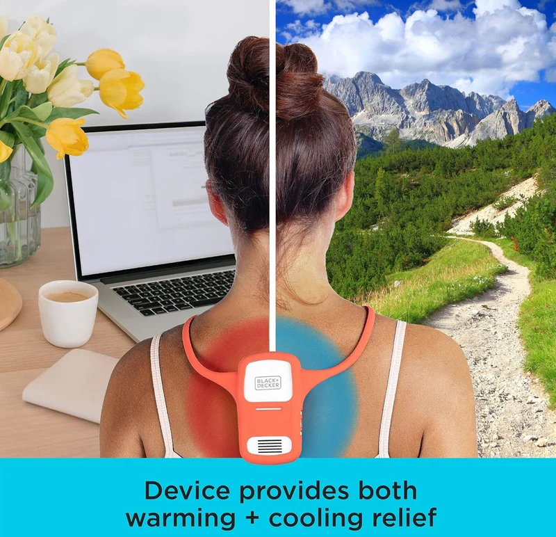BLACK+DECKER Comfortpak, Wearable Cooling and Heating Device, Cloud White (BCWCC101-10)