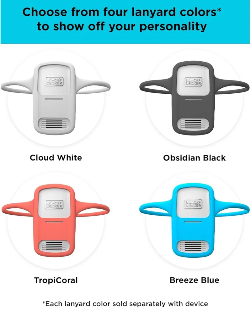 BLACK+DECKER Comfortpak, Wearable Cooling and Heating Device, Cloud White (BCWCC101-10)