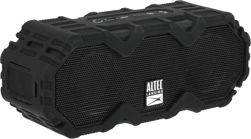 Altec Lansing LifeJacket Mini - Waterproof Bluetooth Speaker with Lights, Portable Wireless Speaker for Pool, Beach, Hiking, Sports, Camping, 16 Hour Playtime, Floats in Water