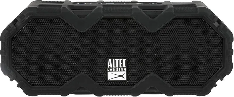 Altec Lansing LifeJacket Mini - Waterproof Bluetooth Speaker with Lights, Portable Wireless Speaker for Pool, Beach, Hiking, Sports, Camping, 16 Hour Playtime, Floats in Water