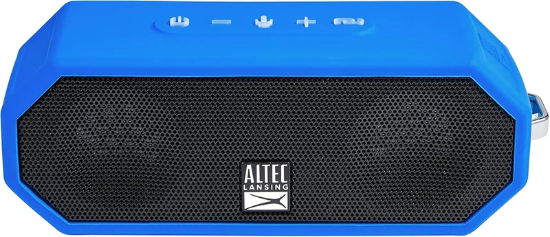 Altec Lansing LifeJacket H2O 4 - Waterproof Bluetooth Speaker, Durable & Portable Speaker with Voice Assistant, 10 Hour Battery Life & 100 Foot Range, Royal Blue