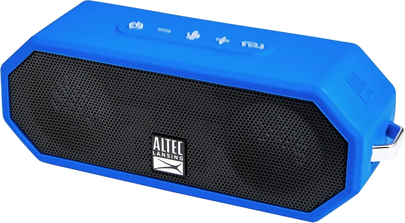 Altec Lansing LifeJacket H2O 4 - Waterproof Bluetooth Speaker, Durable & Portable Speaker with Voice Assistant, 10 Hour Battery Life & 100 Foot Range, Royal Blue