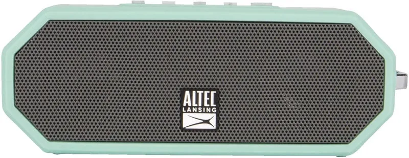 Altec Lansing LifeJacket H2O 4 - Waterproof Bluetooth Speaker, Durable & Portable Speaker with Voice Assistant, 10 Hour Battery Life & 100 Foot Range, Mint