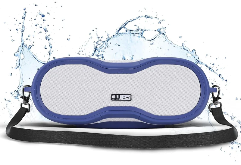 Altec Lansing BoomJacket XL Wireless Bluetooth Speaker, Magnetic Waterproof Speaker, IPX7 Outdoor Speaker with 24H Playtime, Portable Speaker with Carabiner, Mountable, Quick Charge