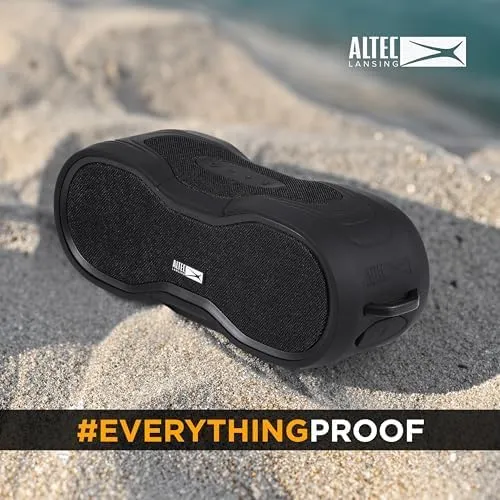 Altec Lansing BoomJacket XL Wireless Bluetooth Speaker, Magnetic Waterproof Speaker, IPX7 Outdoor Speaker with 24H Playtime, Portable Speaker with Carabiner, Mountable, Quick Charge
