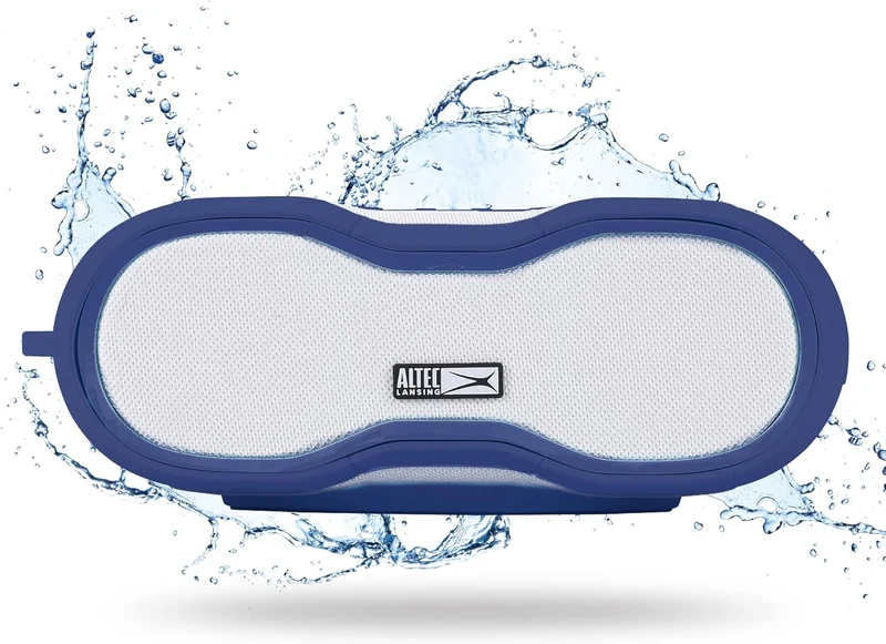 Altec Lansing BoomJacket XL Wireless Bluetooth Speaker, Magnetic Waterproof Speaker, IPX7 Outdoor Speaker with 24H Playtime, Portable Speaker with Carabiner, Mountable, Quick Charge