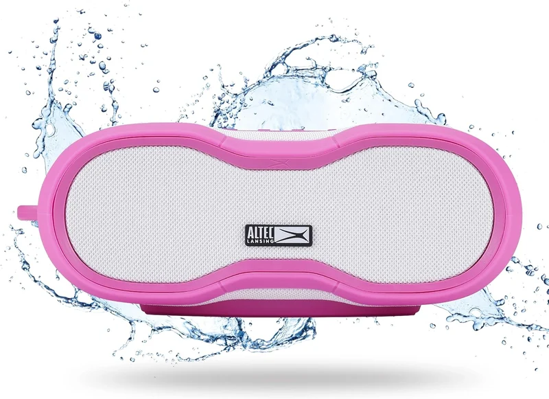 Altec Lansing BoomJacket XL Wireless Bluetooth Speaker, Magnetic Waterproof Speaker, IPX7 Outdoor Speaker with 24H Playtime, Portable Speaker with Carabiner, Mountable, Quick Charge