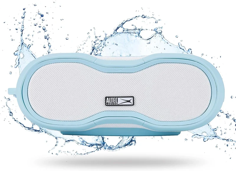 Altec Lansing BoomJacket XL Wireless Bluetooth Speaker, Magnetic Waterproof Speaker, IPX7 Outdoor Speaker with 24H Playtime, Portable Speaker with Carabiner, Mountable, Quick Charge