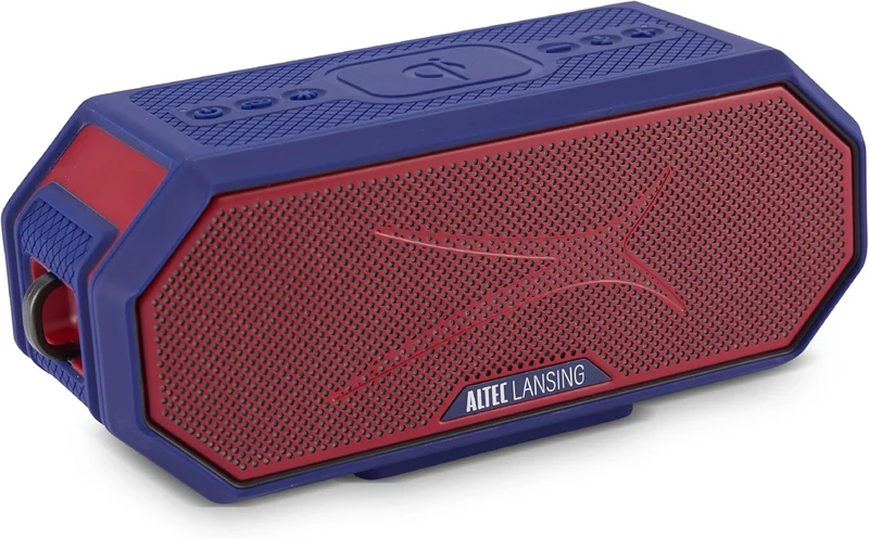Altec Lansing - Portable Bluetooth Speaker HYDRABLAST 2.0, Waterproof IP67, 20W Output Power, Magnetic Bluetooth Speaker (New York Giants)