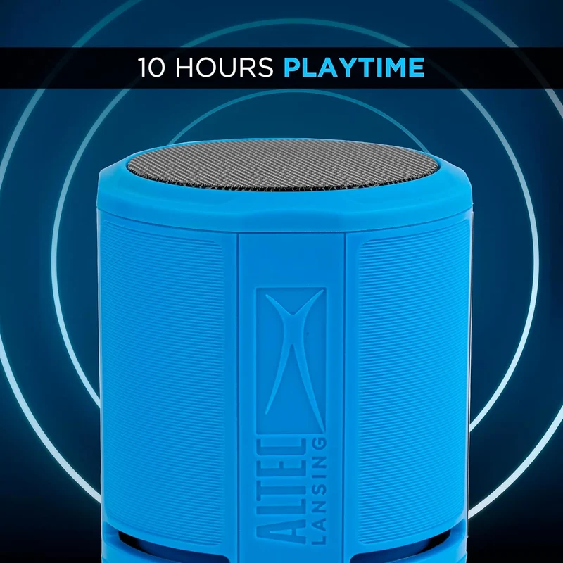 Altec Lansing HydraOrbit - Waterproof Bluetooth Speaker, Lightweight & Portable Speaker for Travel & Outdoor Use, Royal Blue