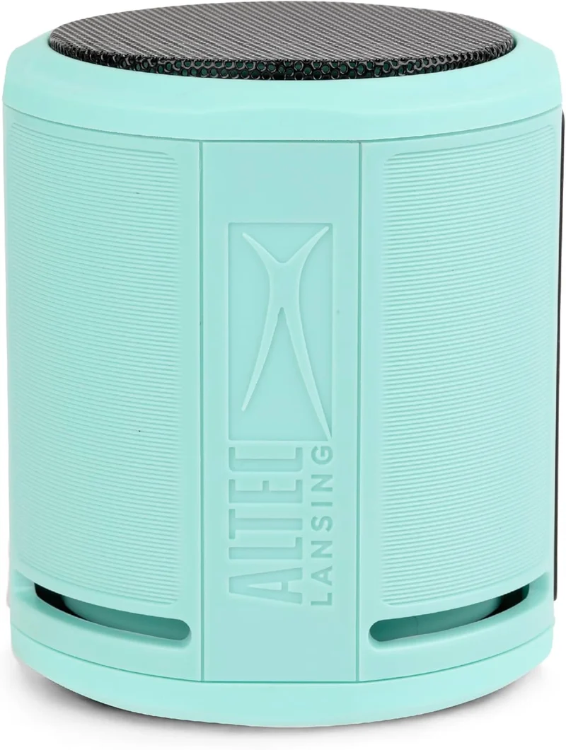 Altec Lansing HydraOrbit - Waterproof Bluetooth Speaker, Lightweight & Portable Speaker for Travel & Outdoor Use, Mint
