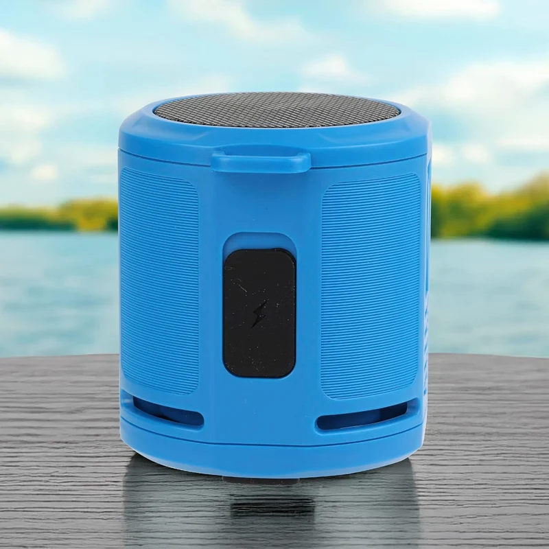 Altec Lansing HydraMicro - Waterproof Bluetooth Speaker, Lightweight & Portable Speaker for Travel & Outdoor Use, Royal Blue