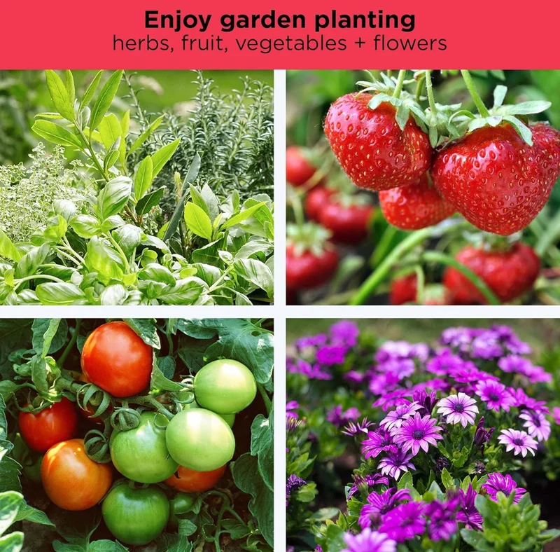 BLACK+DECKER Raised Garden Bed, Planter for Outdoor Plants, Easy Assembly, 3 ft.