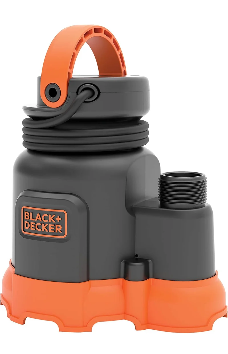 Black+Decker 1/6 HP Submersible Water/Utility Pump, Pumps up to 2000 GPH
