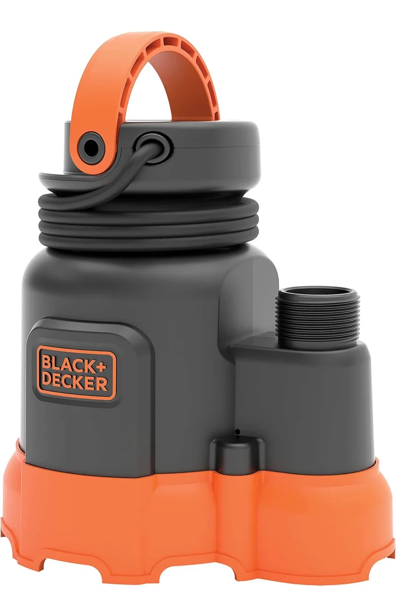 Black+Decker 1/3 HP Submersible Water/Utility Pump, Pumps up to 2500 GPH