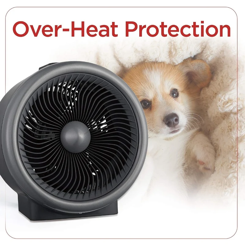 BLACK+DECKER Space Heater 1500W, Flameless Portable Heater with Overheat Protection