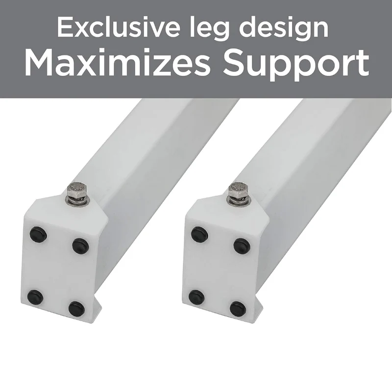 Top Shelf TSB-2438 Universal Heavy Duty Window Air Conditioner AC Support Bracket -Holds Up to 225 lbs., No Drilling or Tools Required, White