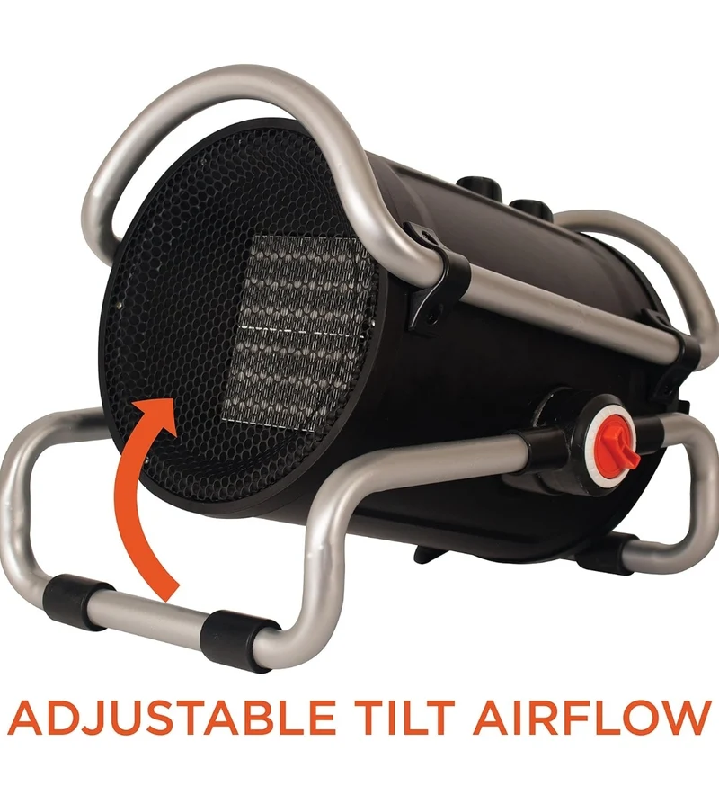 BLACK+DECKER 1500W Space Heater, Room Heater with Low, Medium & Fan Settings & Carry Handle for Transportation