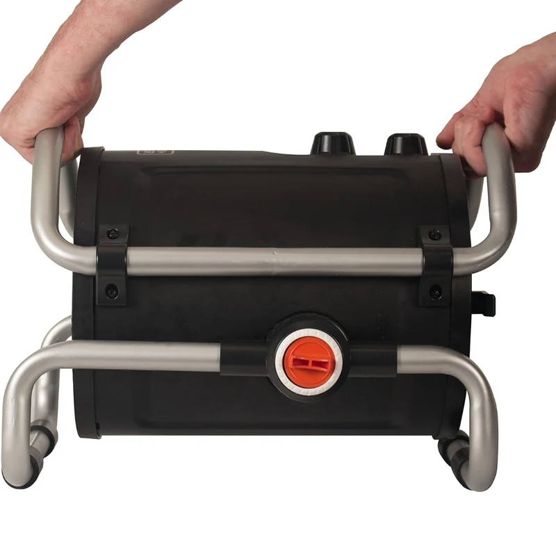 BLACK+DECKER 1500W Space Heater, Room Heater with Low, Medium & Fan Settings & Carry Handle for Transportation