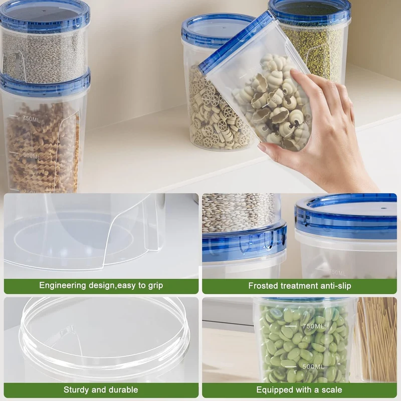 Reusable Soup Containers with Airtight Twist Top Lids, Versatile BPA-Free Plastic Containers for Ice Cream, Lunch, Leftovers, Microwave, Dishwasher and Freezer Safe [12 Pack-32 oz]