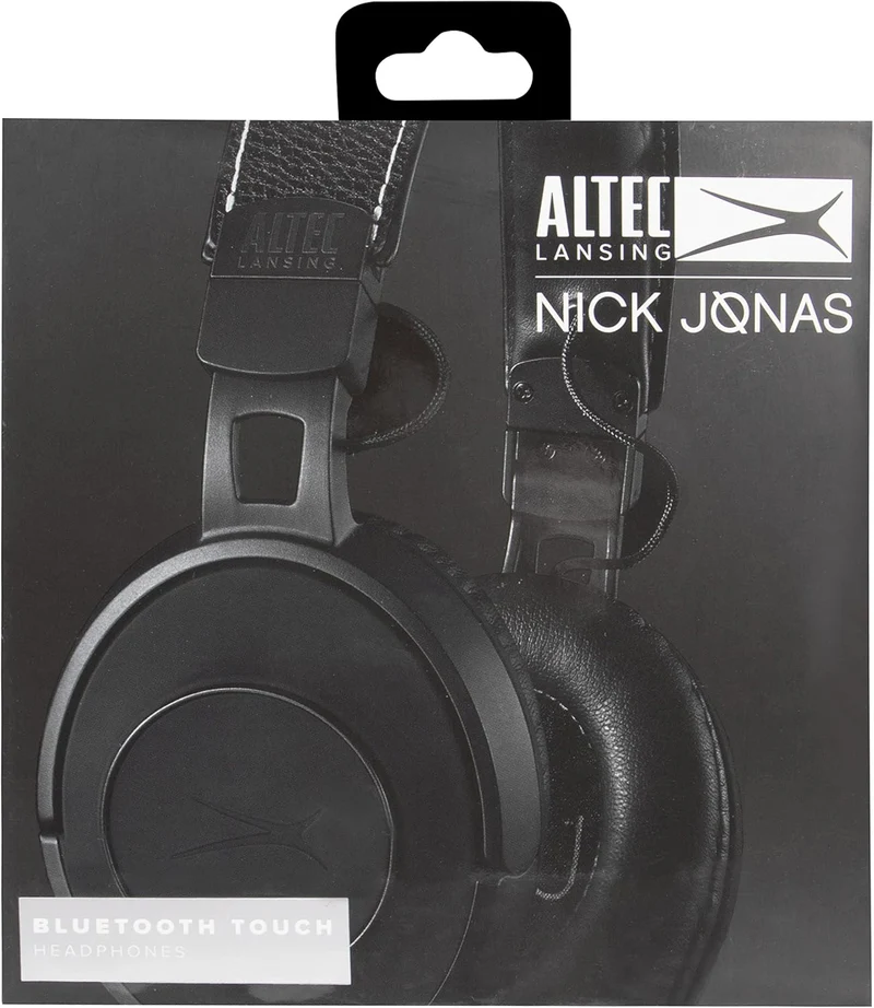 Altec Lansing NJHP-2-BLK Nick Jonas Collaboration Bluetooth Touch Headphones