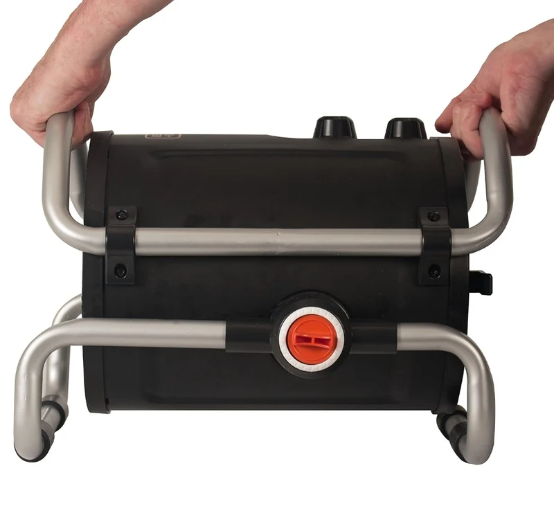BLACK+DECKER 1500W Space Heater, Room Heater with Low, Medium & Fan Settings & Carry Handle for Transportation