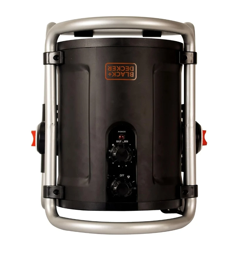 BLACK+DECKER 1500W Space Heater, Room Heater with Low, Medium & Fan Settings & Carry Handle for Transportation