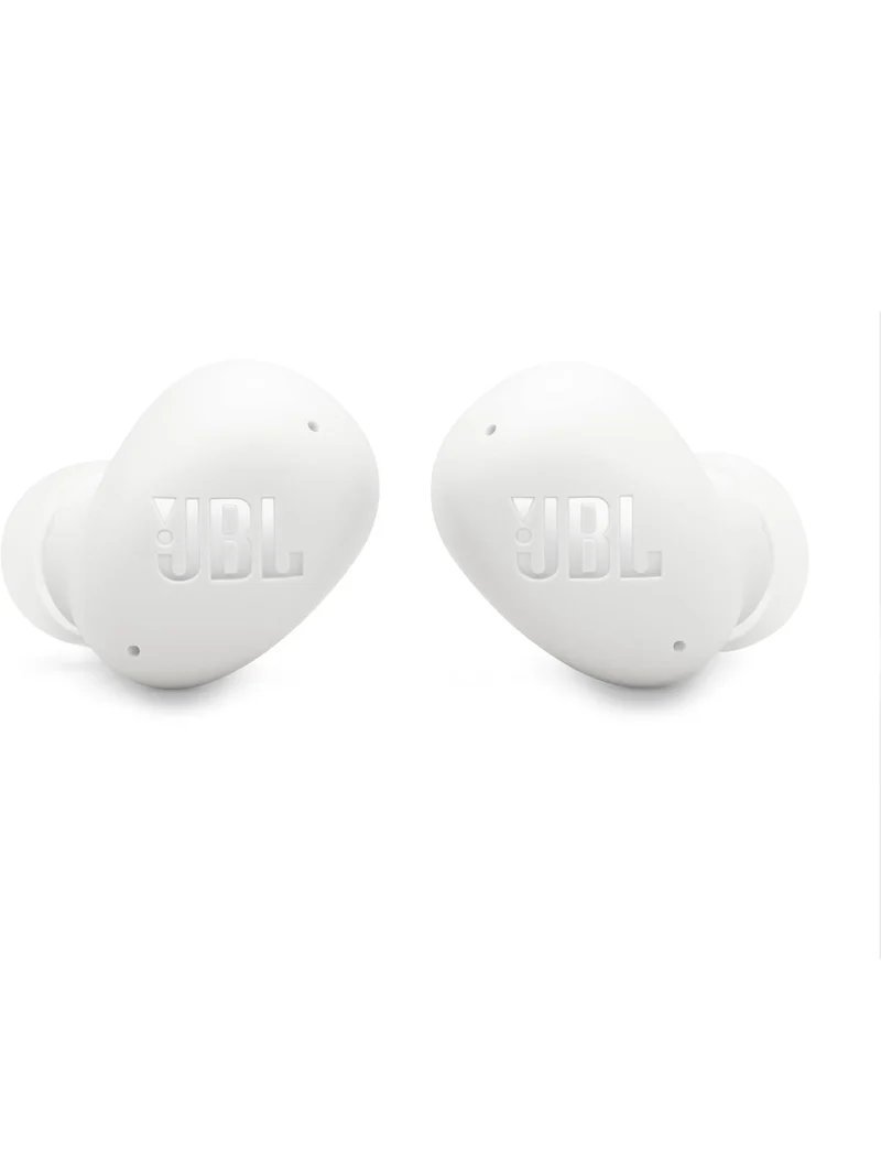 JBL Vibe Buds 2 - True Wireless Noise Cancelling Earbuds Pure Bass Sound & Smart Ambient Technology - (White)