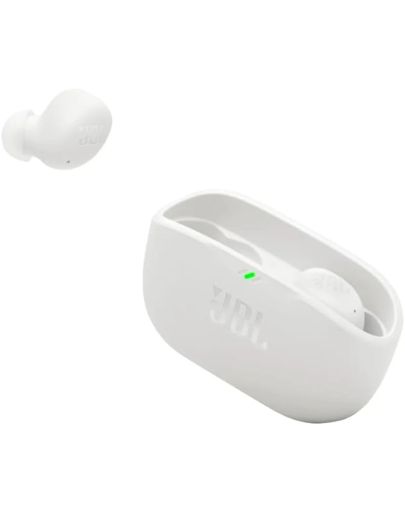 JBL Vibe Buds 2 - True Wireless Noise Cancelling Earbuds Pure Bass Sound & Smart Ambient Technology - (White)