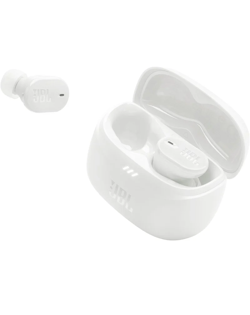 JBL Tune Buds 2 - True Wireless Noise Cancelling Earbuds Spatial Sound and Smart Ambient Technology IP54 Dust & Water Resistant (White)