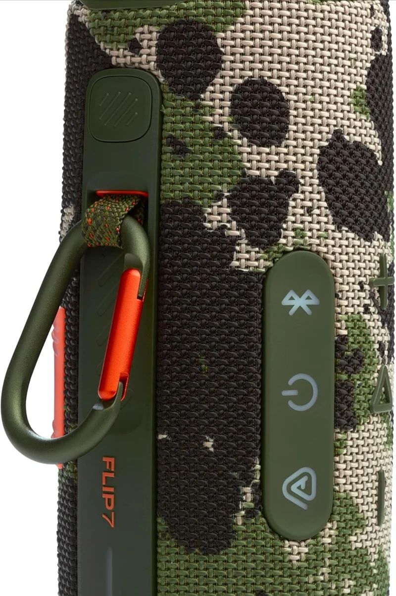 JBL Flip 7 - Portable Waterproof and Drop-Proof Speaker Bold Pro Sound with AI Sound Boost- (Squad)