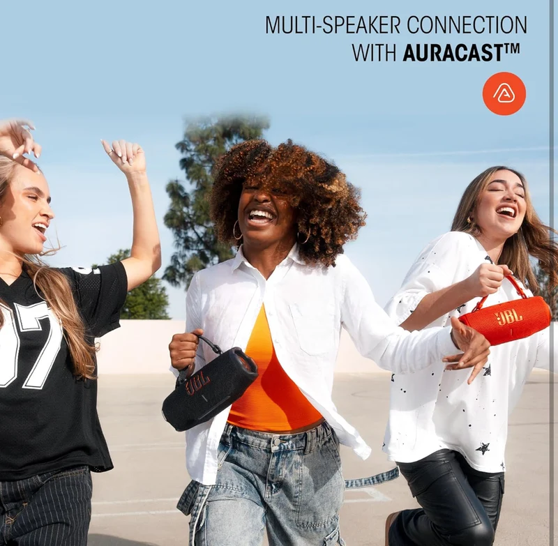 JBL Charge 6 - Portable Waterproof & Drop-Proof Bluetooth Speaker with a Sturdy/Removable Carrying Strap (Black)