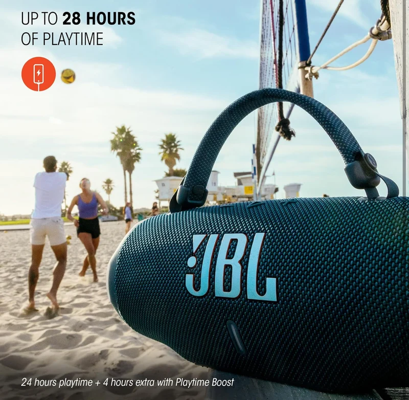 JBL Charge 6 - Portable Waterproof & Drop-Proof Bluetooth Speaker with a Sturdy/Removable Carrying Strap (Purple)