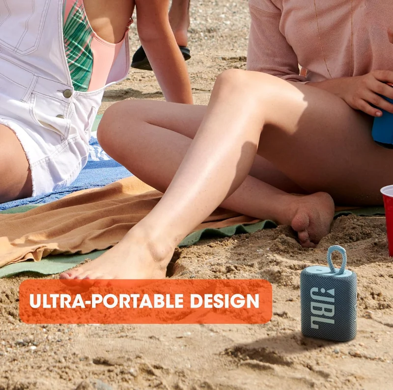 JBL Go 3 - Portable Mini Bluetooth Speaker P67 Waterproof and Dustproof - (Blue)
