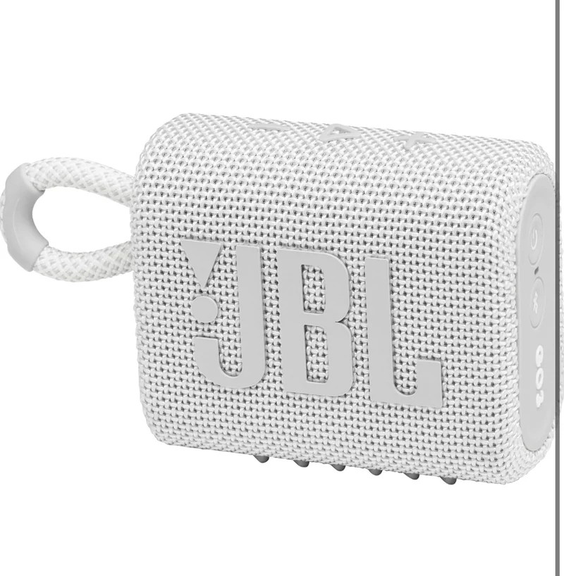 JBL Go 3 - Portable Mini Bluetooth Speaker P67 Waterproof and Dustproof - (White)