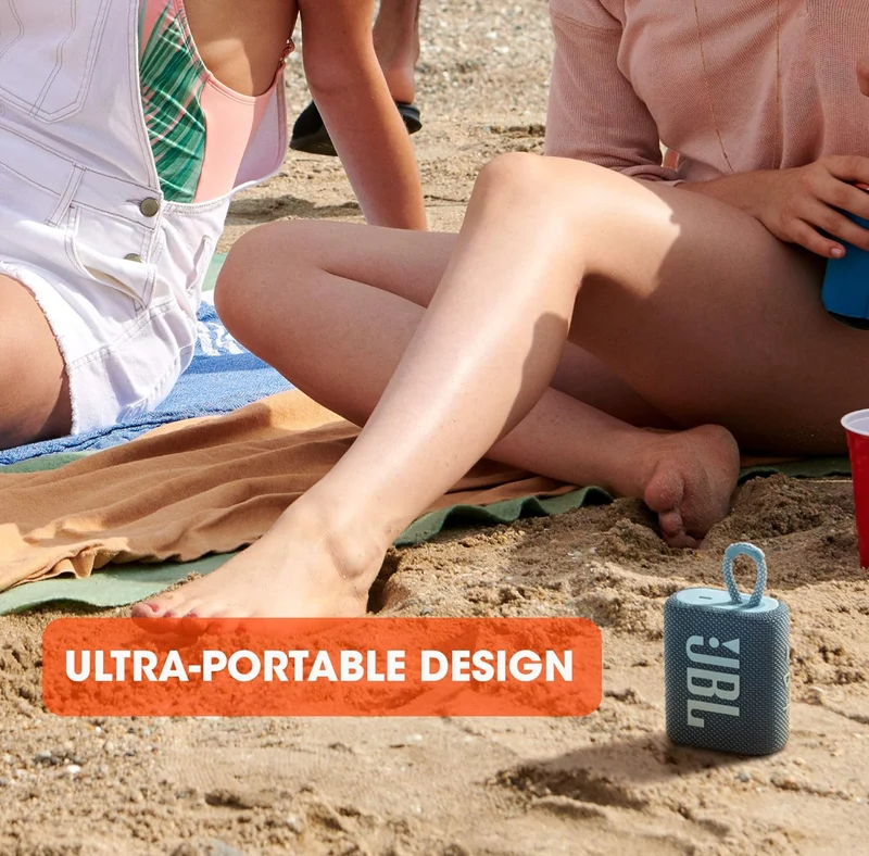 JBL Go 3 - Portable Mini Bluetooth Speaker P67 Waterproof and Dustproof - (White)