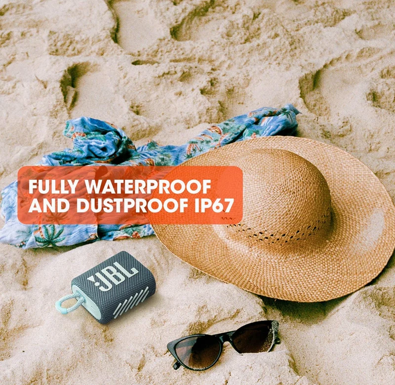 JBL Go 3 - Portable Mini Bluetooth Speaker P67 Waterproof and Dustproof - (Pink)