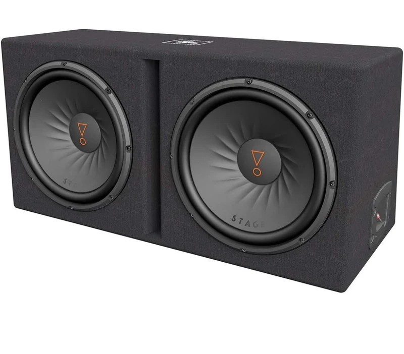 JBL Dual 12 INCHES Car Audio Ported Enclosure, Black - NEW