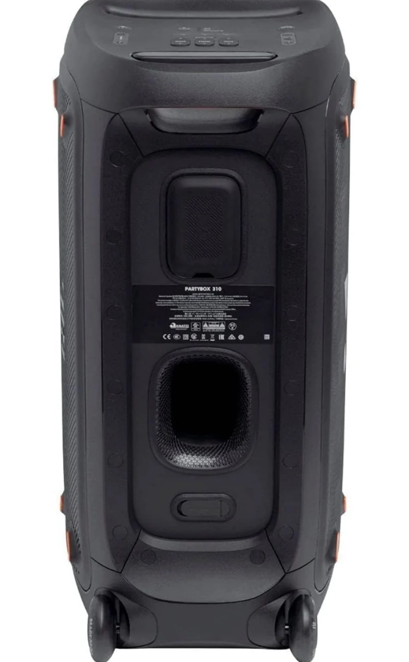 JBL Partybox 310 - Portable Party Speaker with Long Lasting Battery, Powerful JBL Sound - Black
