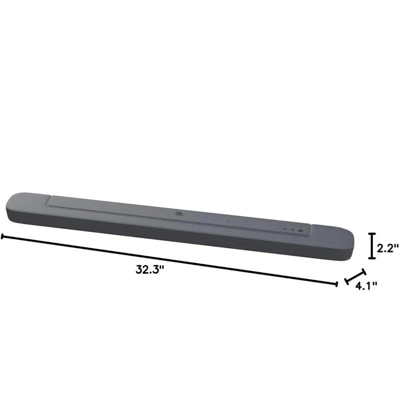 JBL Bar 300: 5.0-Channel Compact All-in-one soundbar with MultiBeam™ - Black